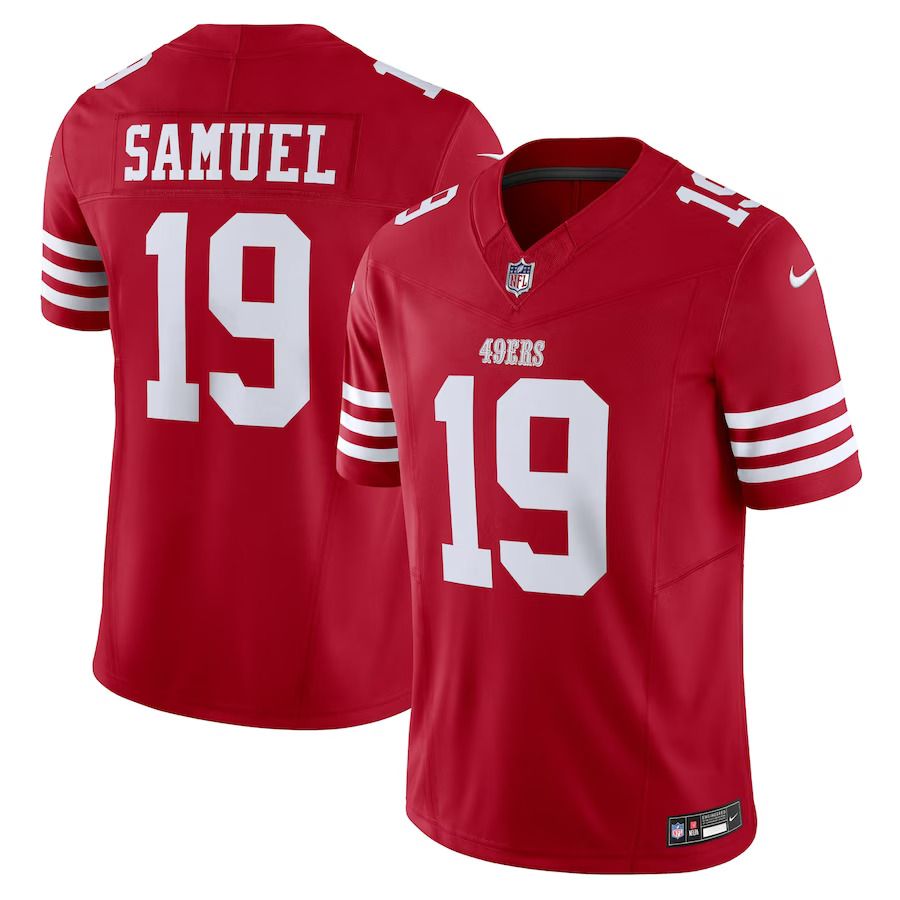 Men San Francisco 49ers #19 Deebo Samuel Nike Scarlet Vapor F.U.S.E. Limited NFL Jerseys->san francisco 49ers->NFL Jersey